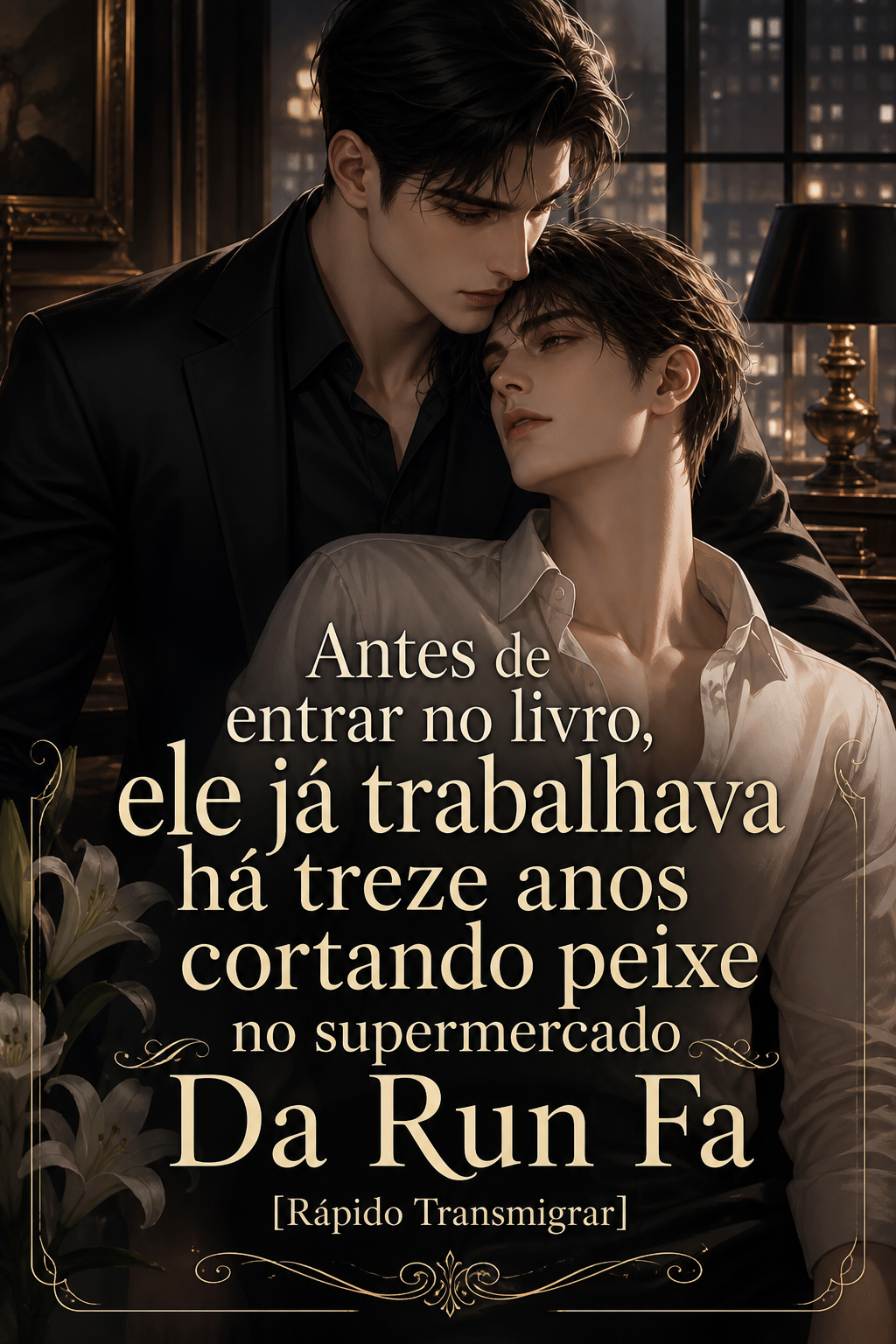 Antes de entrar no livro, ele já trabalhava há treze anos cortando peixe no supermercado Da Run Fa [Rápido Transmigrar]